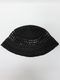 Ground Y�����饦��ɥ磻/PAPER YARN CROCHET HAT/BLACK