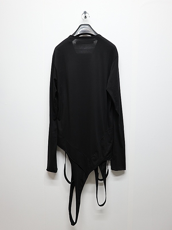 JULIUS����ꥦ��/ COTTON JERSEY CUT & SEWN3/BLACK