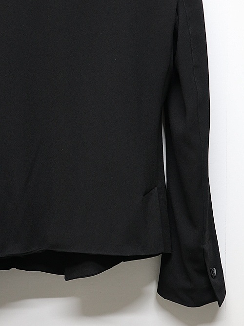 (ͽ���ʡ�5��6������ͽ��/kiryuyrik������奦����奦/Crape Short Peacked Jacket/Black