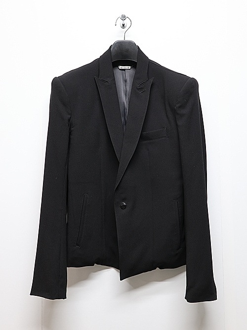 (ͽ���ʡ�5��6������ͽ��/kiryuyrik������奦����奦/Crape Short Peacked Jacket/Black