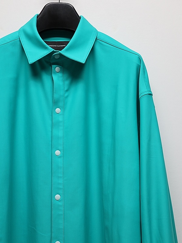 RESOUND CLOTHING���ꥵ����ɥ���������/RUSH JACK SHIRTS/turquoise