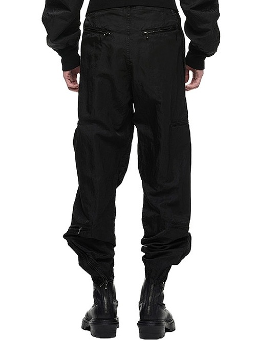 (ͽ����)8��9������ͽ��/JULIUS����ꥦ��/NYLON TWILL TROUSERS15/BLACK