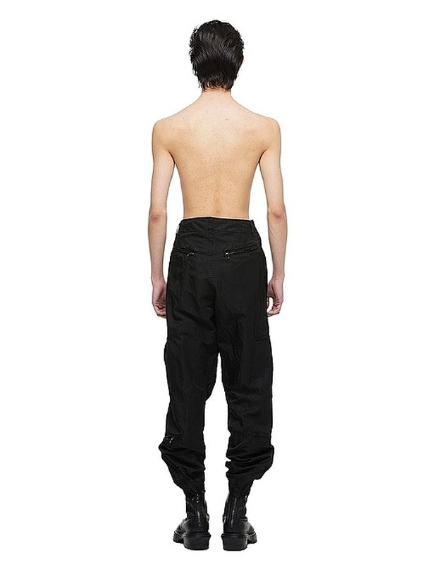 JULIUS����ꥦ��/NYLON TWILL TROUSERS15/BLACK