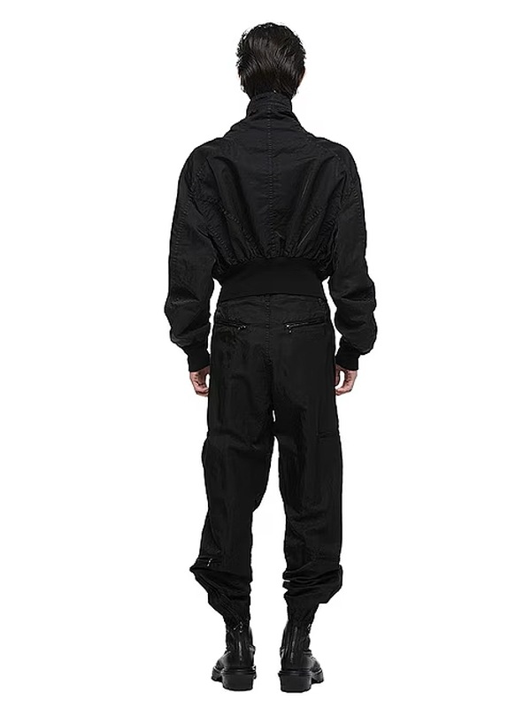 JULIUS����ꥦ��/NYLON TWILL TROUSERS15/BLACK