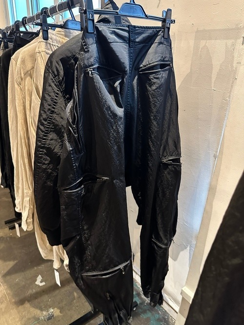 (ͽ����)8��9������ͽ��/JULIUS����ꥦ��/NYLON TWILL TROUSERS15/BLACK