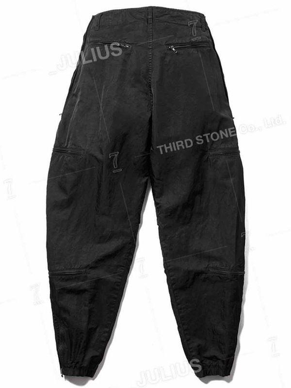 (ͽ����)8��9������ͽ��/JULIUS����ꥦ��/NYLON TWILL TROUSERS15/BLACK