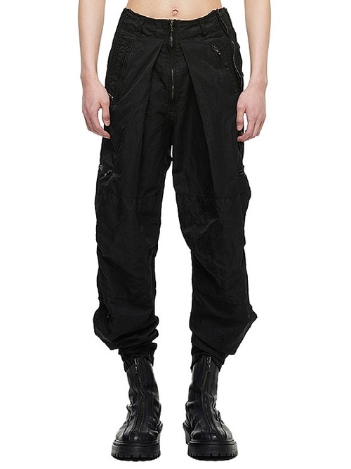 (ͽ����)8��9������ͽ��/JULIUS����ꥦ��/NYLON TWILL TROUSERS15/BLACK