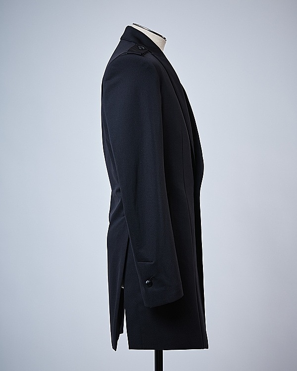 (ͽ���ʡ�7��8������ͽ��/THE ONENESS�������ͥ�/Recycle Polyester Jersey Epolette Long Jacket/Black