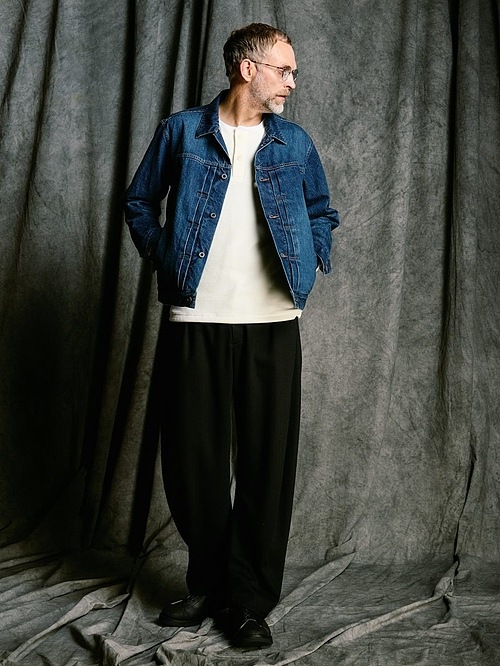 (ͽ���ʡ�9��10������ͽ��/wjk�����֥른��������/denim jacket type1 (used)/indigo used