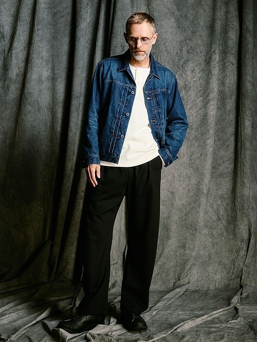 (ͽ���ʡ�9��10������ͽ��/wjk�����֥른��������/denim jacket type1 (used)/indigo used