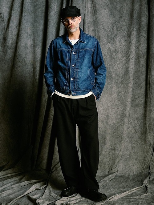 (ͽ���ʡ�9��10������ͽ��/wjk�����֥른��������/denim jacket type1 (used)/indigo used