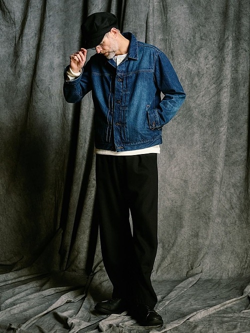 (ͽ���ʡ�9��10������ͽ��/wjk�����֥른��������/denim jacket type1 (used)/indigo used