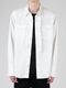 LAD MUSICIAN����å� �ߥ塼�������/6.5oz DENIM FRILL SHIRT/WHITE ONE WASH