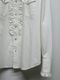 LAD MUSICIAN����å� �ߥ塼�������/6.5oz DENIM FRILL SHIRT/WHITE ONE WASH