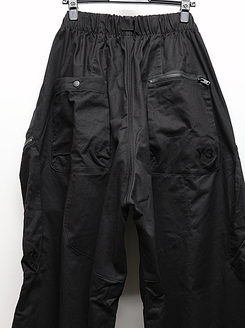 Y-3磻꡼/M TWILL CRG PANTS/BLACK