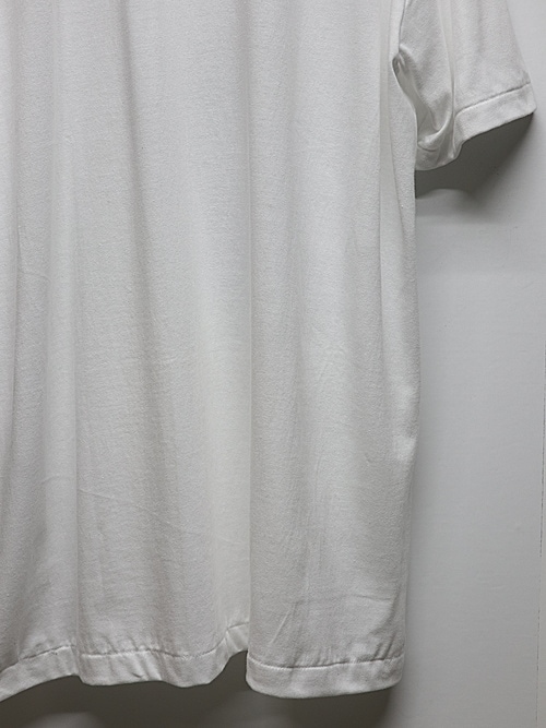 Ground Y�����饦��ɥ磻/20/cotton jesey Logo/WHITE.