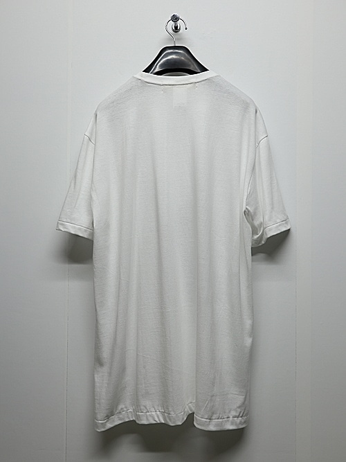 Ground Y�����饦��ɥ磻/20/cotton jesey Logo/WHITE.