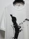 Ground Y�����饦��ɥ磻/20/cotton jesey Logo/WHITE.