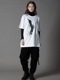 Ground Y�����饦��ɥ磻/20/cotton jesey Logo/WHITE.