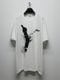 Ground Y�����饦��ɥ磻/20/cotton jesey Logo/WHITE.