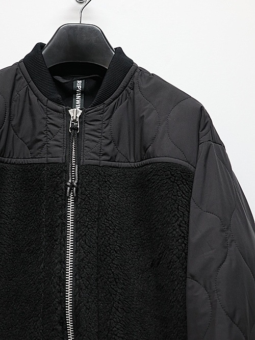 RIPVANWINKLE����åץ����󥦥��󥯥�/�ȥ������ʥܥ����㡼�� �� ����ƥ��� COMBINATION ZIP BOA JERSEY/BLACK
