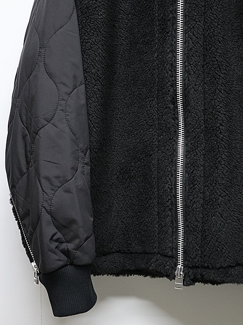 RIPVANWINKLE����åץ����󥦥��󥯥�/�ȥ������ʥܥ����㡼�� �� ����ƥ��� COMBINATION ZIP BOA JERSEY/BLACK