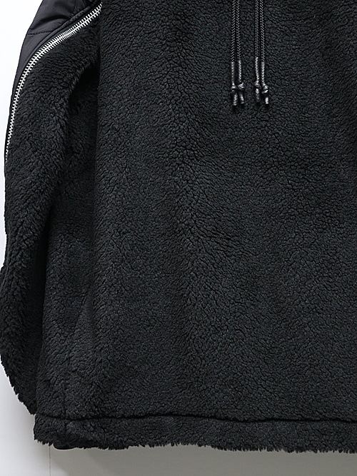 RIPVANWINKLE����åץ����󥦥��󥯥�/�ȥ������ʥܥ����㡼�� �� ����ƥ��� COMBINATION ZIP BOA JERSEY/BLACK