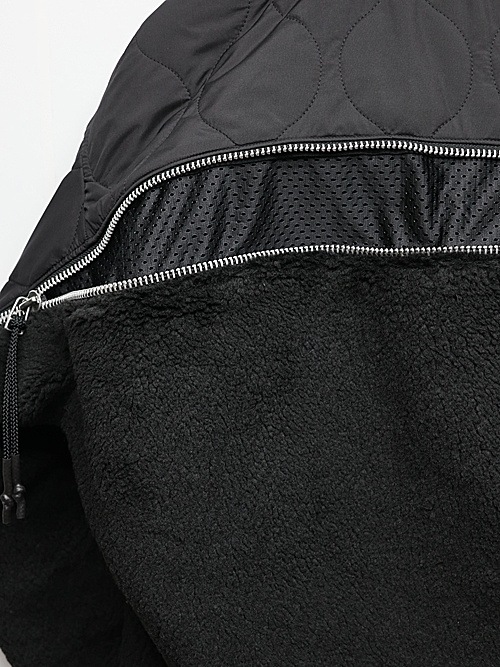 RIPVANWINKLE����åץ����󥦥��󥯥�/�ȥ������ʥܥ����㡼�� �� ����ƥ��� COMBINATION ZIP BOA JERSEY/BLACK