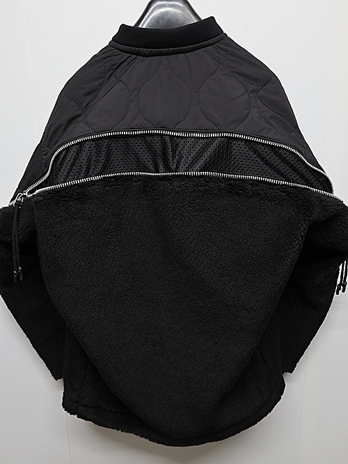 RIPVANWINKLE����åץ����󥦥��󥯥�/�ȥ������ʥܥ����㡼�� �� ����ƥ��� COMBINATION ZIP BOA JERSEY/BLACK