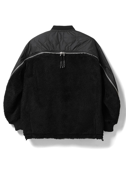 RIPVANWINKLE����åץ����󥦥��󥯥�/�ȥ������ʥܥ����㡼�� �� ����ƥ��� COMBINATION ZIP BOA JERSEY/BLACK