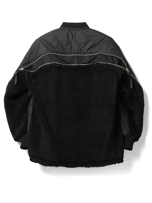 RIPVANWINKLE����åץ����󥦥��󥯥�/�ȥ������ʥܥ����㡼�� �� ����ƥ��� COMBINATION ZIP BOA JERSEY/BLACK