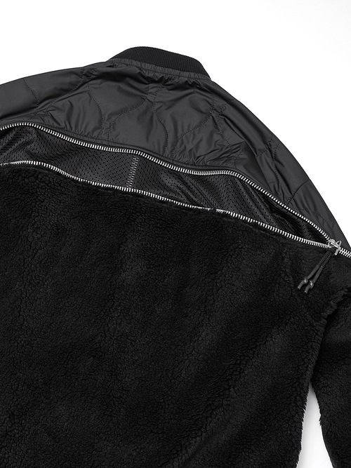 RIPVANWINKLE����åץ����󥦥��󥯥�/�ȥ������ʥܥ����㡼�� �� ����ƥ��� COMBINATION ZIP BOA JERSEY/BLACK