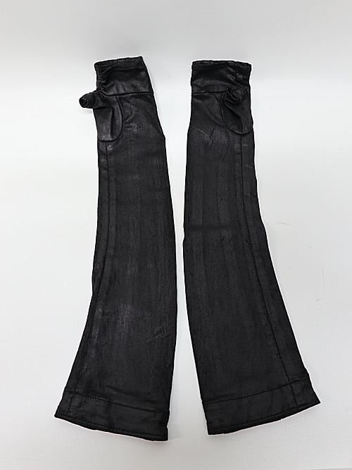 JULIUS����ꥦ��/10oz COATED STRETCH DENIM  ACCESSORY1/BLACK
