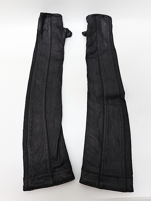 JULIUS����ꥦ��/10oz COATED STRETCH DENIM  ACCESSORY1/BLACK