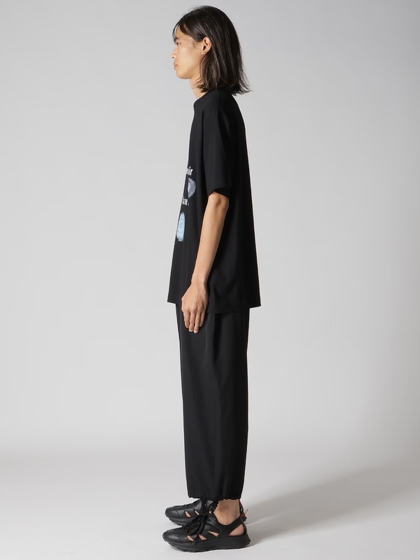Yohji Yamamoto���襦����ޥ��/30/������ŷ����Ⱦµ�ץ���T�����D/BLACK