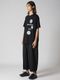 Yohji Yamamoto���襦����ޥ��/30/������ŷ����Ⱦµ�ץ���T�����D/BLACK