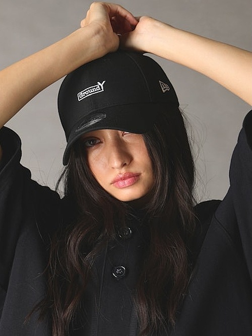 Ground Y�����饦��ɥ磻/NEWERA 940VS GY BOX LOGO BLK WHT/BLACK