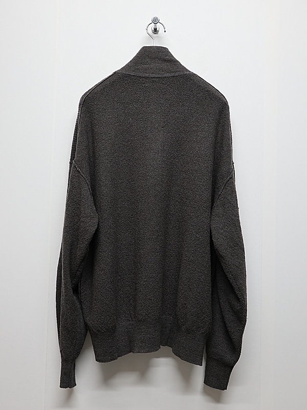 �㴰���The Viridi-anne���� ������ǥ�����/HIGH-GAUGE HENRY SWEATER/DARK GRAY