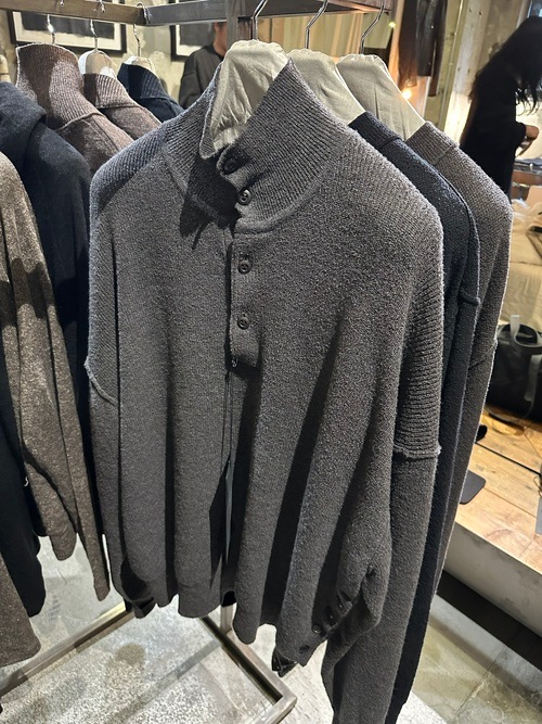 (ͽ���ʡ�8��9������ͽ��/The Viridi-anne���� ������ǥ�����/HIGH-GAUGE HENRY SWEATER/DARK GRAY