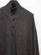 �㴰���The Viridi-anne���� ������ǥ�����/HIGH-GAUGE HENRY SWEATER/DARK GRAY