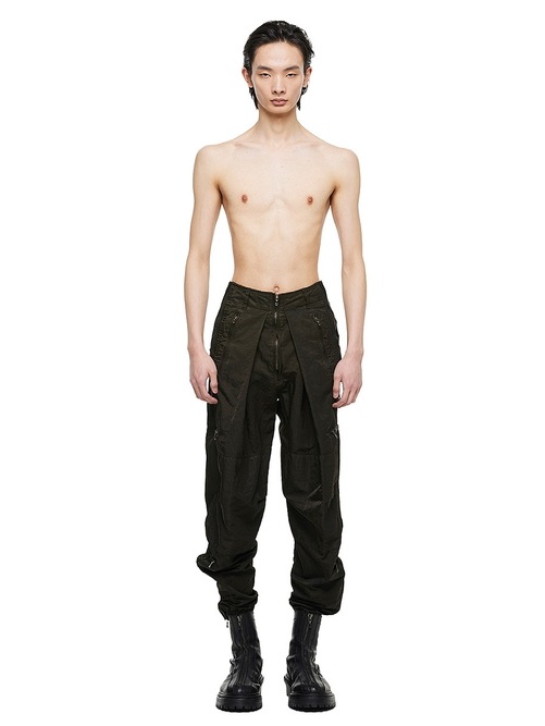 (ͽ����)8��9������ͽ��/JULIUS����ꥦ��/NYLON TWILL TROUSERS15/DARK KHAKI