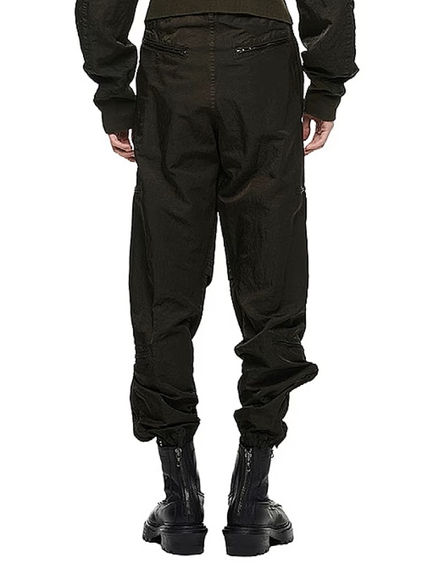 �㴰���JULIUS����ꥦ��/NYLON TWILL TROUSERS15/DARK KHAKI