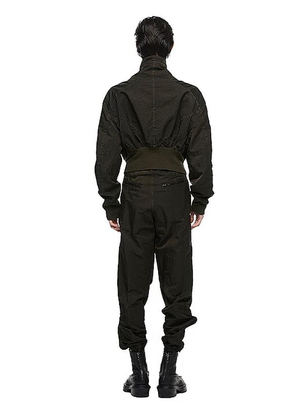�㴰���JULIUS����ꥦ��/NYLON TWILL TROUSERS15/DARK KHAKI