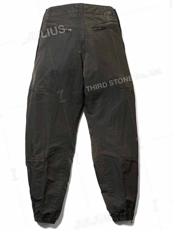(ͽ����)8��9������ͽ��/JULIUS����ꥦ��/NYLON TWILL TROUSERS15/DARK KHAKI