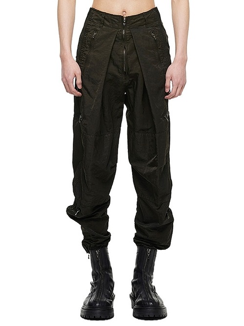 (ͽ����)8��9������ͽ��/JULIUS����ꥦ��/NYLON TWILL TROUSERS15/DARK KHAKI