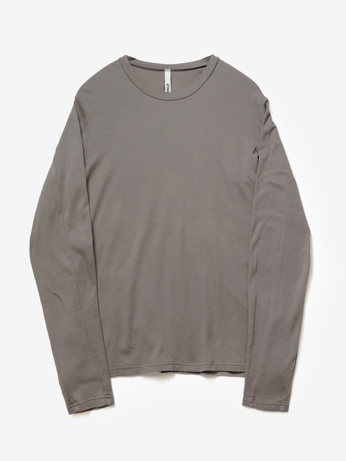 (ͽ���ʡ�7��8������ͽ��/ATTACHMENT�������å�����/BRUSHED YARN SMOOTH SLIM FIT L/S TEE/KHAKI GRAY