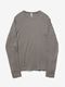 (ͽ���ʡ�7��8������ͽ��/ATTACHMENT�������å�����/BRUSHED YARN SMOOTH SLIM FIT L/S TEE/KHAKI GRAY