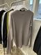 (ͽ���ʡ�7��8������ͽ��/ATTACHMENT�������å�����/BRUSHED YARN SMOOTH SLIM FIT L/S TEE/KHAKI GRAY