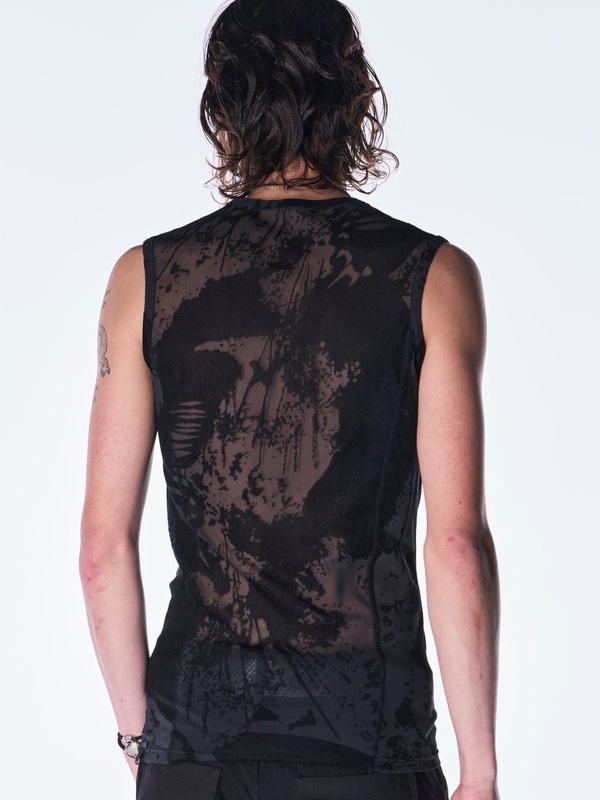 (ͽ���ʡ�9������10������ͽ��/kiryuyrik������奦����奦/Opal Mesh Tank Top/Black