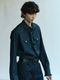 LAD MUSICIAN����å� �ߥ塼�������/6.5oz DENIM FRILL SHIRT/INDIGO ONE WASH